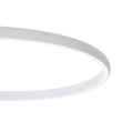 GLOBOSTAR® CIRCUO 61230 Μοντέρνο Φωτιστικό Οροφής LED 75W 8400lm 360° AC 220-240V IP20 Ρυθμιζόμενο Λευκό CCT με Χειριστήριο από 2700K έως 6000K Dimmable - Lumileds SMD Chip - Λευκό Ματ - Μ53 x Π42.5 x Υ9cm - 3 Χρόνια Εγγύηση