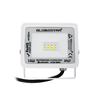 GLOBOSTAR® ATLAS 61404 Προβολέας LED 10W 1250lm 120° AC 220-240V Αδιάβροχο IP67 Ψυχρό Λευκό 6000K - Lumileds SMD Chip - TÜV Rheinland Certified - Λευκό Ματ - Μ10 x Π2 x Υ8cm - 5 Χρόνια Εγγύηση