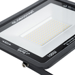 GLOBOSTAR® ATLAS 61425 Προβολέας LED 100W 12500lm 120° AC 220-240V Αδιάβροχο IP67 Ψυχρό Λευκό 6000K - Lumileds SMD Chip - TÜV Rheinland Certified - Μαύρο Ματ - Μ27 x Π4 x Υ21cm - 5 Χρόνια Εγγύηση