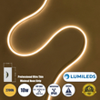 kelvo® NEONPRO 61525 Ταινία Neon Flex LED 10W/m 1200lm/m 120° DC 24V Αδιάβροχο IP65 120 x SMD2835 Chip/m Θερμό Λευκό 2700K Dimmable - Lumileds SMD Chip - Μ100 x Π0.6 x Υ1.2cm - 6 Χρόνια Εγγύηση