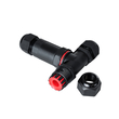 GLOBOSTAR® FAST-CONNECT 69917 Τριπλός Τ Σύνδεσμος Ταχείας Σύνδεσης & Διακλάδωσης Καλωδίων - 1 x Είσοδος & 2 x Έξοδος - Εσωτερική Τριπλή Κλέμα με Συμβατή Διατομή Καλωδίων 3 x 0.5mm² έως 3 x 2.5mm² - 450V 24A Max Αδιάβροχο IP68 - Μαύρο - Μ10 x Π10 x Υ3cm