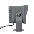 GLOBOSTAR® FLOODXENA 90127 Προβολέας Σποτ Wall Washer LED 24W 2520lm 10° AC 220-240V Αδιάβροχο IP65 Ultra Θερμό Λευκό 2200K - Bridgelux SMD Chip - Γκρι Ανθρακί - Μ18 x Π13.5 x Υ18cm - 3 Χρόνια Εγγύηση