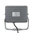 GLOBOSTAR® FLOODXENA 90127 Προβολέας Σποτ Wall Washer LED 24W 2520lm 10° AC 220-240V Αδιάβροχο IP65 Ultra Θερμό Λευκό 2200K - Bridgelux SMD Chip - Γκρι Ανθρακί - Μ18 x Π13.5 x Υ18cm - 3 Χρόνια Εγγύηση