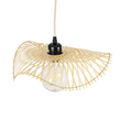 GLOBOSTAR® MELEMELE 01839 Boho Κρεμαστό Φωτιστικό Οροφής με Ντουί 1 x E27 AC 220-240V IP20 - Μπεζ - Μ35 x Π35 x Υ4cm