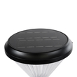GLOBOSTAR® SHARP 90533 Φωτιστικό Κολωνάκι Κήπου LED 10W 500lm 120° με Ενσωματωμένο Φωτοβολταϊκό Panel 6V 2W & Επαναφορτιζόμενη Μπαταρία Li-ion 3.2V 8000mAh με Αισθητήρα Ημέρας-Νύχτας Αδιάβροχο IP65 Ψυχρό Λευκό 6000K - Γκρι Ανθρακί - Μ26 x Π26 x Υ33cm - 2 Χρόνια Εγγύηση