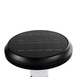 GLOBOSTAR® WHISPER 90535 Φωτιστικό Κολωνάκι Κήπου LED 10W 330lm 120° με Ενσωματωμένο Φωτοβολταϊκό Panel 6V 2W & Επαναφορτιζόμενη Μπαταρία Li-ion 3.2V 1800mAh με Αισθητήρα Ημέρας-Νύχτας Αδιάβροχο IP65 Ψυχρό Λευκό 6000K - Γκρι Ανθρακί - Μ25 x Π25 x Υ28cm - 2 Χρόνια Εγγύηση