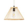 GLOBOSTAR® TYGEE 01930 Boho Κρεμαστό Φωτιστικό Οροφής με Ντουί 1 x E27 AC 220-240V IP20 - Μπεζ - Μ35 x Π35 x Υ22cm