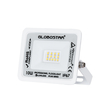 GLOBOSTAR® ATLAS 61405 Προβολέας LED 10W 1200lm 120° AC 220-240V Αδιάβροχο IP67 Φυσικό Λευκό 4500K - Lumileds SMD Chip - TÜV Rheinland Certified - Λευκό Ματ - Μ10 x Π2 x Υ8cm - 5 Χρόνια Εγγύηση