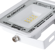 GLOBOSTAR® ATLAS 61405 Προβολέας LED 10W 1200lm 120° AC 220-240V Αδιάβροχο IP67 Φυσικό Λευκό 4500K - Lumileds SMD Chip - TÜV Rheinland Certified - Λευκό Ματ - Μ10 x Π2 x Υ8cm - 5 Χρόνια Εγγύηση
