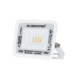 GLOBOSTAR® ATLAS 61406 Προβολέας LED 10W 1150lm 120° AC 220-240V Αδιάβροχο IP67 Θερμό Λευκό 2700K - Lumileds SMD Chip - TÜV Rheinland Certified - Λευκό Ματ - Μ10 x Π2 x Υ8cm - 5 Χρόνια Εγγύηση