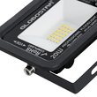 GLOBOSTAR® ATLAS 61411 Προβολέας LED 20W 2400lm 120° AC 220-240V Αδιάβροχο IP67 Φυσικό Λευκό 4500K - Lumileds SMD Chip - TÜV Rheinland Certified - Μαύρο Ματ - Μ12 x Π2.5 x Υ9.5cm - 5 Χρόνια Εγγύηση