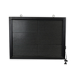 GLOBOSTAR® DISPLAY 90803 Κυλιόμενη Ψηφιακή Επιγραφή 64x48cm P10 Μονής Όψης LED AC 220-240V Αδιάβροχο IP65 Πορτοκαλί - WiFi Control μέσω FK APP - Αισθητήρας Θερμοκρασίας & Υγρασίας - Μ72 x Π9 x Υ56cm - 2 Χρόνια Εγγύηση