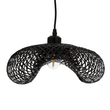 GLOBOSTAR® MEXICO 02200 Boho Κρεμαστό Φωτιστικό Οροφής με Ντουί 1 x E27 AC 220-240V IP20 - Μαύρο - Μ40 x Π30 x Υ13cm