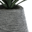 GloboStar® Artificial Garden RONDA 20760 Επιδαπέδιο Πολυεστερικό Τσιμεντένιο Κασπώ Γλάστρα - Flower Pot Γκρι Μ54 x Π48 x Υ104cm