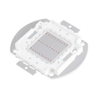 GloboStar® 73767 Υψηλής Ισχύος LED COB BRIDGELUX 30W 1500lm DC 20-24V - Μ5.5 x Π5.2 x Υ0.4cm - Κόκκινο - 2 Χρόνια Εγγύηση