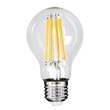 GLOBOSTAR® GLOBE 99083 Λάμπα E27 A60 LED 4W 840lm 360° AC 220-240V IP20 Θερμό Λευκό 2700K - Long Filament Chip - Διάφανο - Μ6 x Π6 x Υ11cm - 3 Χρόνια Εγγύηση