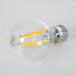GLOBOSTAR® GLOBE 99083 Λάμπα E27 A60 LED 4W 840lm 360° AC 220-240V IP20 Θερμό Λευκό 2700K - Long Filament Chip - Διάφανο - Μ6 x Π6 x Υ11cm - 3 Χρόνια Εγγύηση