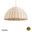 GLOBOSTAR® MONTANA 02378 Boho Κρεμαστό Φωτιστικό Οροφής με Ντουί 1 x E27 AC 220-240V IP20 - Μπεζ - Μ50 x Π50 x Υ25cm