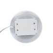 GLOBOSTAR® REVANO 61013 Φωτιστικό Πλαφονιέρα Οροφής LED 12W 1080lm 180° AC 220-240V Αδιάβροχο IP54 Θερμό Λευκό 2700K - Lumileds SMD Chip - Λευκό Γαλακτερό - Μ12 x Π12 x Υ4.5cm - 2 Χρόνια Εγγύηση