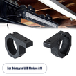 GloboStar® 85553 ΣΕΤ 2 Βάσεις Στήριξης για Μπάρες - Προβολάκια LED Rollbar JEEP BAR Holder - Clamp - Brackets - 1.5 - 1.75 - 2 Inches Universal