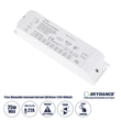 GLOBOSTAR® SKYDANCE-TE-25A 73134 DC Triac & Push Dimmer CC Τροφοδοτικό/Μετασχηματιστής SELV με 1 x 250-900mA 25W Κανάλι AC 220-240V σε DC 10-52V 900mA 25W Max IP20 - Triac & Push Dimming - Μ17.5 x Π4.4 x Υ3cm - 5 Χρόνια Εγγύηση