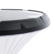 GLOBOSTAR® SOLARIOS 90502 Φωτιστικό Στύλου/Κολώνας Πλατείας/Πάρκου/Κήπου LED 40W 550lm 120° Ενσωματωμένο Φωτοβολταϊκό Panel 6V 12W & Επαναφορτιζόμενη Μπαταρία Li-ion 3.2V 15000mAh με Αισθητήρα Ημέρας-Νύχτας Αδιάβροχο IP65 Ψυχρό Λευκό 6000K - Γκρι Ανθρακί - Φ54 x Υ45cm - 2 Χρόνια Εγγύηση