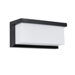 GLOBOSTAR® CITYSCAPE 60699 Μοντέρνο Φωτιστικό Τοίχου - Απλίκα LED 18W 1890lm 120° AC 220-240V Αδιάβροχο IP65 Φυσικό Λευκό 4500K - Bridgelux SMD Chip - Μαύρο Ματ - Μ23.5 x Π11 x Υ10cm - 3 Χρόνια Εγγύηση