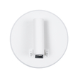 GLOBOSTAR® LADY-R 60939 Μοντέρνο Φωτιστικό Τοίχου - Απλίκα Ξενοδοχείου Reading Light με Φορτιστή USB 3A LED 6W 600lm 36° & 360° AC 220-240V IP20 Φυσικό Λευκό 4500K - Bridgelux COB & TÜV SÜD Driver - Λευκό Ματ - Μ15 x Π15 x Υ17cm - 3 Χρόνια Εγγύηση