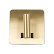 GLOBOSTAR® LADY-S 60944 Μοντέρνο Φωτιστικό Τοίχου - Απλίκα Ξενοδοχείου Reading Light με Φορτιστή USB 3A LED 6W 600lm 36° & 360° AC 220-240V IP20 Φυσικό Λευκό 4500K - Bridgelux COB Chip & TÜV SÜD Driver - Χρυσό Πλατίνα - Μ15 x Π15 x Υ7cm - 3 Χρόνια Εγγύηση