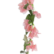 GloboStar® Artificial Garden BOUGAUVILLEA BRANCH 20655 Τεχνητό Διακοσμητικό Κλαδί Μπουκανβίλιας Ροζ - Πορτοκαλί Y80cm