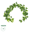 GloboStar® Artificial Garden ENGLISH IVY GARLAND 21146 Τεχνητή Διακοσμητική Αγγλική Γυρλάντα  Φ20 x Υ200cm Σετ 2 τεμαχίων