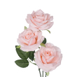 GloboStar® Artificial Garden LIGHT PINK  CLIMBING ROSE BRANCH 21193 Τεχνητό Διακοσμητικό Κλαδί Τριαντάφυλλο Ανοιχτό Ροζ Y66cm