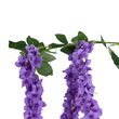 GloboStar® Artificial Garden PURPLE WISTERIA FLOWER BRANCH 21517 Τεχνητό Διακοσμητικό κλαδί Βιστέρια Μωβ Φ45 x Υ164cm