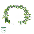 GloboStar® Artificial Garden MORNING GLORY GARLAND 21152 Τεχνητή Διακοσμητική Γυρλάντα Ορτανσίας Φ20 x Υ230cm Σετ 2 τεμαχίων