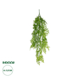 GloboStar® Artificial Garden HANGING FERN 20853 Τεχνητό Διακοσμητικό Κρεμαστό Φυτό Φτέρη Μ30 x Π14 x Υ85cm