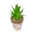 GloboStar® Artificial Garden SUCCULENT ALOE POTTED PLANT 21044 Διακοσμητικό Φυτό Αλόη Φ12 x Υ16cm