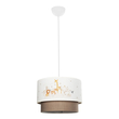 GLOBOSTAR® GIRAFFE 204-0008 Παιδικό Κρεμαστό Φωτιστικό Οροφής με Ντουί 1 x E27 AC 220-240V IP20 - Πολύχρωμο - Μ30 x Π30 x Υ24cm