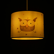GLOBOSTAR® OWL 204-0017 Παιδικό Κρεμαστό Φωτιστικό Οροφής με Ντουί 1 x E27 AC 220-240V IP20 - Πολύχρωμο - Μ28 x Π28 x Υ24cm