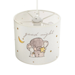 GLOBOSTAR® ELEPHANT 204-0020 Παιδικό Κρεμαστό Φωτιστικό Οροφής με Ντουί 1 x E27 AC 220-240V IP20 - Πολύχρωμο - Μ24 x Π24 x Υ23cm
