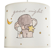 GLOBOSTAR® ELEPHANT 204-0020 Παιδικό Κρεμαστό Φωτιστικό Οροφής με Ντουί 1 x E27 AC 220-240V IP20 - Πολύχρωμο - Μ24 x Π24 x Υ23cm