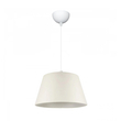 GLOBOSTAR® TRIANGLE 204-0089 Μοντέρνο Κρεμαστό Φωτιστικό Οροφής με Ντουί 1 x E27 AC 220-240V IP20 - Λευκό - Μ37 x Π37 x Υ25cm