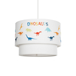 GLOBOSTAR® DINO 204-0006 Παιδικό Κρεμαστό Φωτιστικό Οροφής με Ντουί 1 x E27 AC 220-240V IP20 - Πολύχρωμο - Μ30 x Π30 x Υ24cm