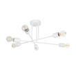 GLOBOSTAR® SPIDI 203-0113 Μοντέρνο Φωτιστικό Οροφής με Ντουί 6 x E27 AC 220-240V IP20 - Λευκό - Μ61 x Π61 x Υ25cm