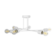 GLOBOSTAR® SPIDI 203-0113 Μοντέρνο Φωτιστικό Οροφής με Ντουί 6 x E27 AC 220-240V IP20 - Λευκό - Μ61 x Π61 x Υ25cm