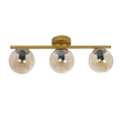 GLOBOSTAR® RADIAM 201-0066 Vintage Φωτιστικό Οροφής με Ντουί 3 x E27 AC 220-240V IP20 - Χρυσό & Μελί - Μ61 x Π15 x Υ19cm