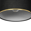 GLOBOSTAR® GLOWEN 201-0087 Vintage Φωτιστικό Οροφής με Ντουί 1 x E27 AC 220-240V IP20 - Μαύρο & Χρυσό - Μ30 x Π20 x Υ20cm