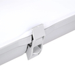 GLOBOSTAR® EMERGANO 60180 120cm Γραμμικό Βιομηχανικό Φωτιστικό Tri-Proof Τεχνολογίας Emergency με Ενσωματωμένη Μπαταρία Li-Ion 3.7V 5000mAH & Αυτονομία 3 Ώρες LED 48W 5760lm 120° AC 220-240V Αδιάβροχο IP65 Ψυχρό Λευκό 6000K - LUMILEDs SMD Chip & TÜV SÜD Driver - Γκρι με Γαλακτερό Κάλυμμα Πλαστικό PC - Μ120 x Π10.5 x Υ8cm - 5 Χρόνια Εγγύση