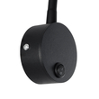 GLOBOSTAR® GOOSE 61690 Μοντέρνο Φωτιστικό Τοίχου - Απλίκα Ξενοδοχείου Reading Light LED 3W 300lm 36° AC 220-240V IP20 Θερμό Λευκό 2700K - CREE XPE Chip & TÜV SÜD Driver - Μαύρο Ματ - Μ6.5 x Π15 x Υ24.5cm - 3 Χρόνια Εγγύηση