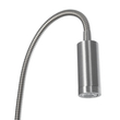 GLOBOSTAR® GOOSE 61691 Μοντέρνο Φωτιστικό Τοίχου - Απλίκα Ξενοδοχείου Reading Light LED 3W 300lm 36° AC 220-240V IP20 Θερμό Λευκό 2700K - CREE XPE Chip & TÜV SÜD Driver - Νίκελ Βούρτσας - Μ6.5 x Π15 x Υ24.5cm - 3 Χρόνια Εγγύηση