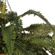 GloboStar® Artificial Garden FERN HANGING PLANT 20622 Τεχνητό Κρεμαστό Διακοσμητικό Φυτό Φτέρης Π90 x Μ90 x Y70cm